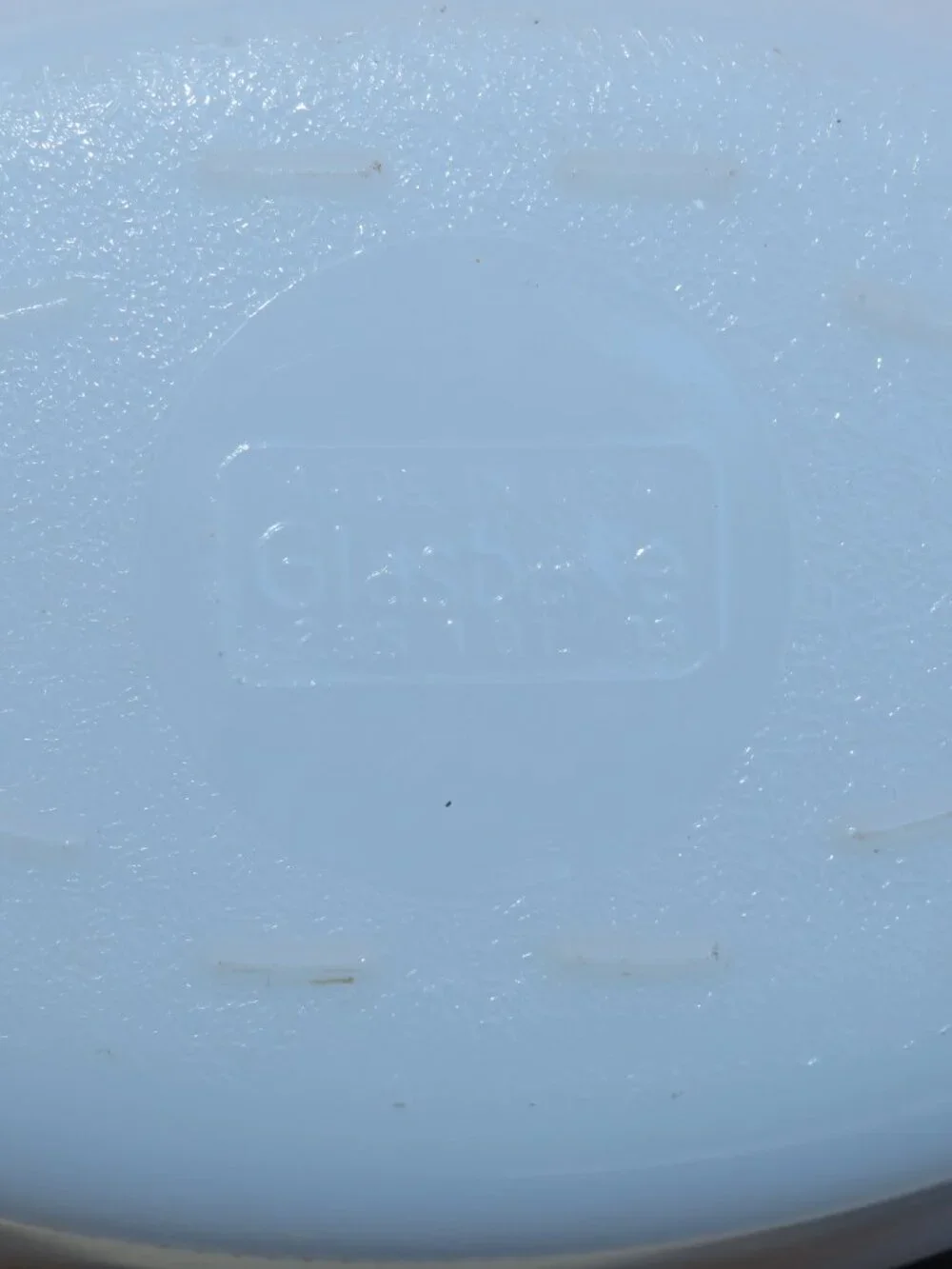 Glasbake vintage white